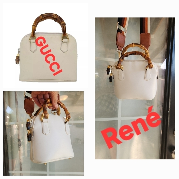 René VINTAGE BAMBOO HAND BAG - Picture 1 of 10